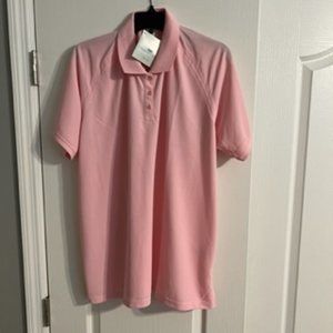 Chestnut Hill Dri-Fast Women's Polo Shirt Top 2X Pink